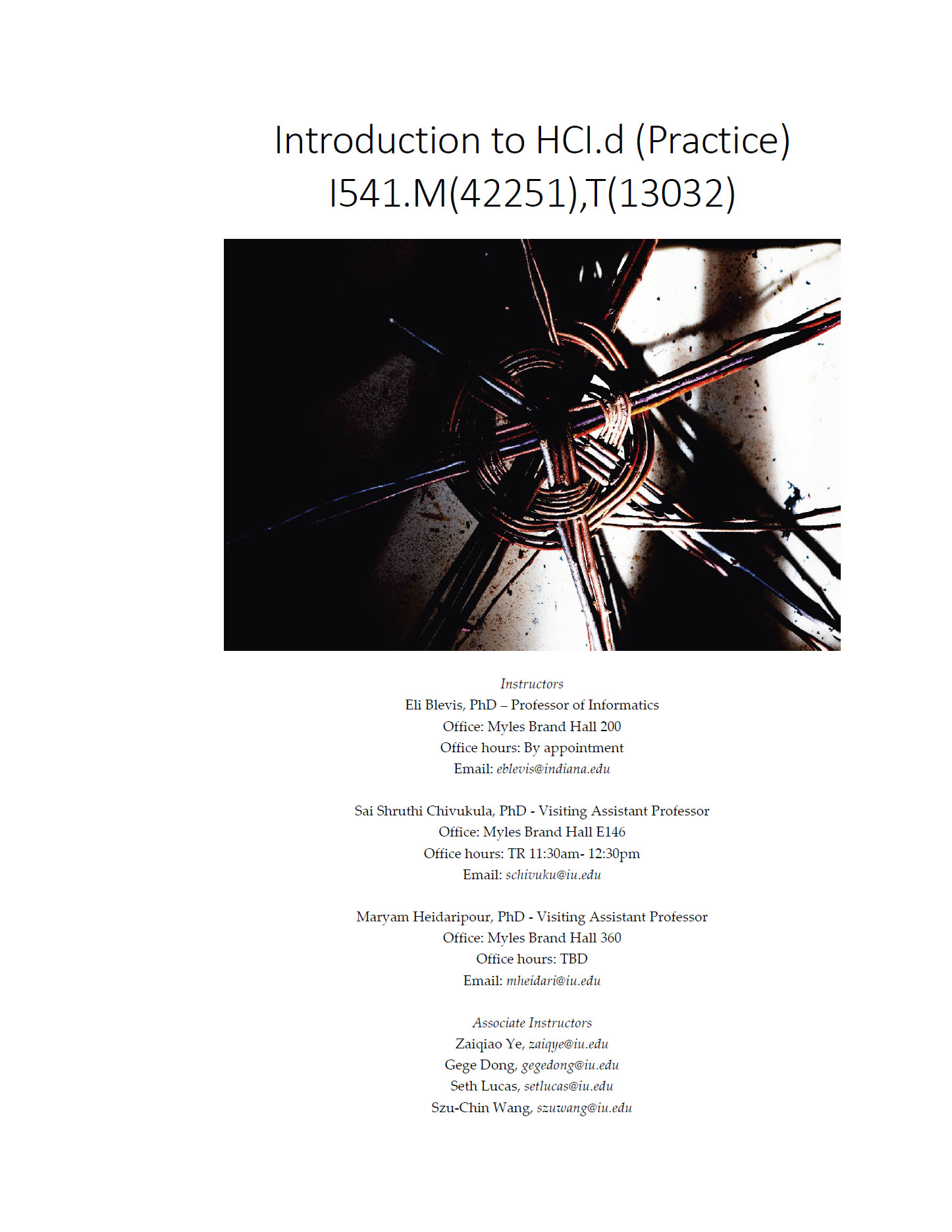 Syllabus: Introduction to HCI/d (FALL 2021)