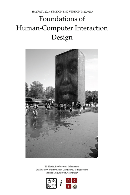 Syllabus: Foundations of HCI/d I542 Fall 2023