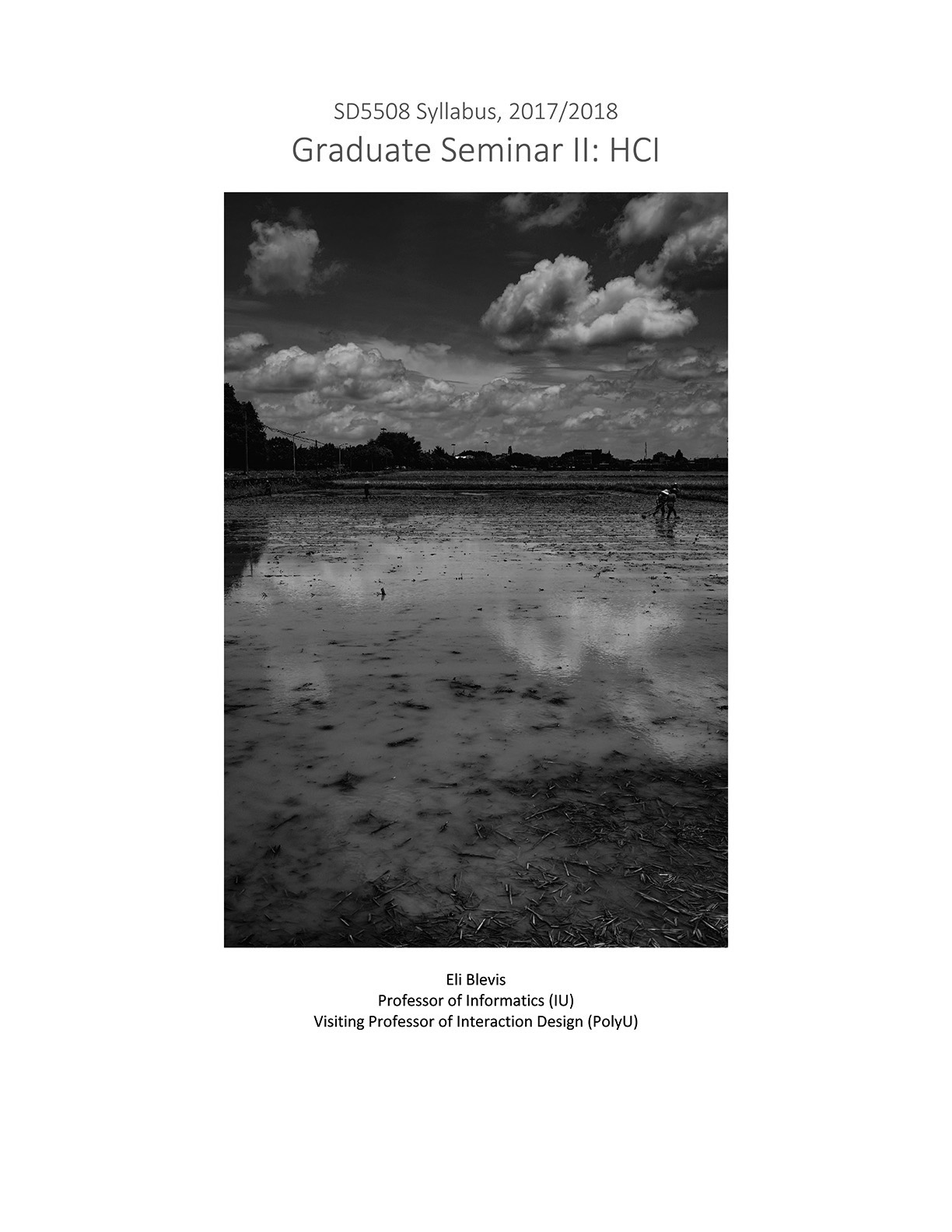 Syllabus: Graduate Studio Seminar SD 5508