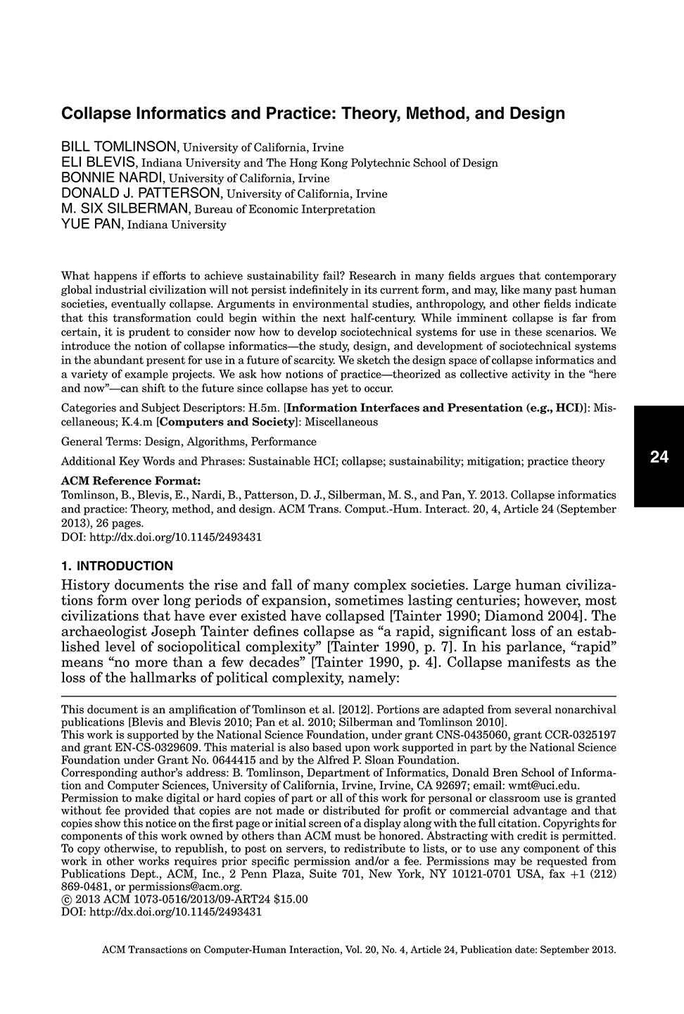 Collapse Informatics