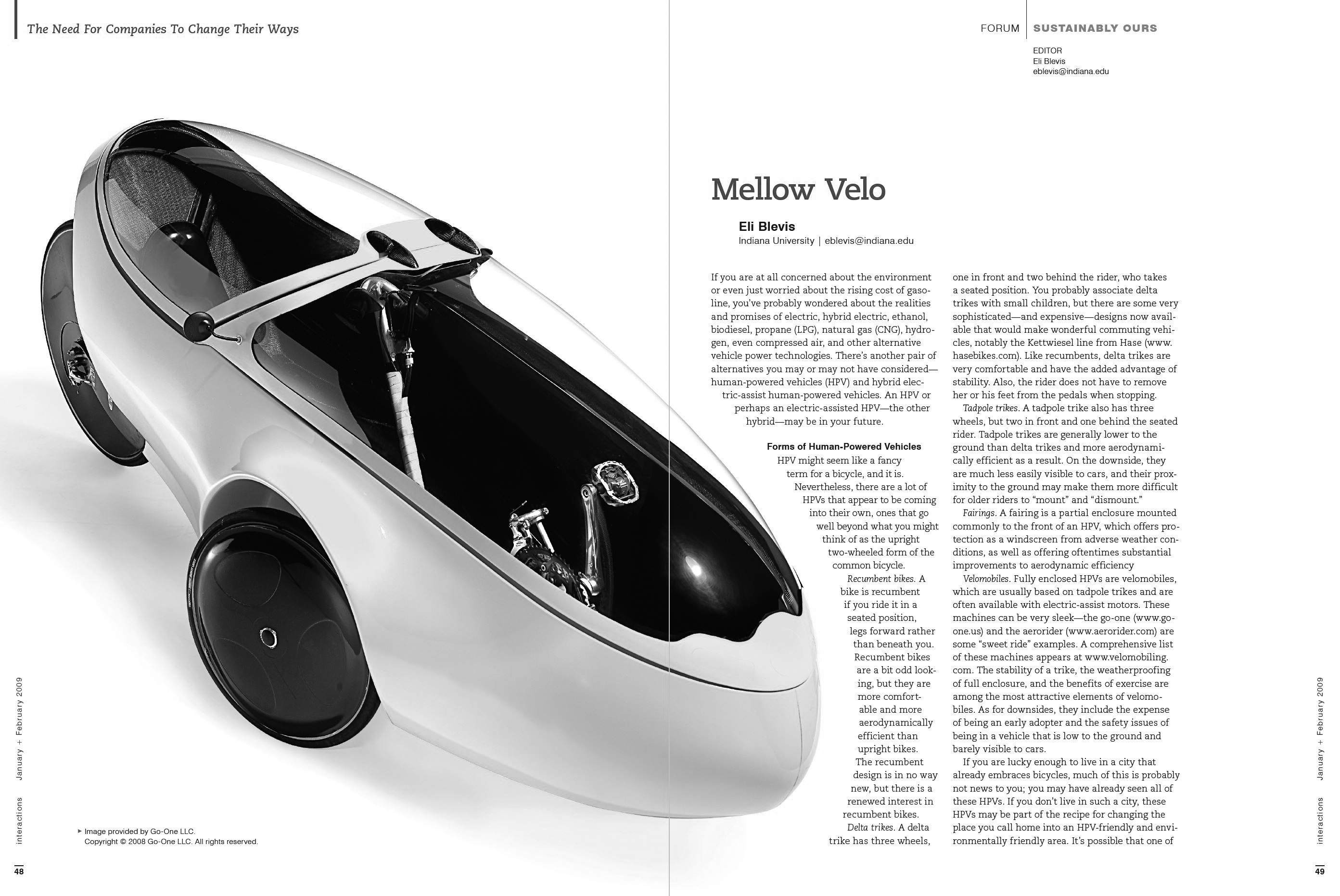 Sustainability & Cycling